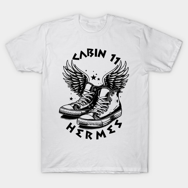 Cabin 11 -Hermes greek mythology v4 T-Shirt by whatyouareisbeautiful